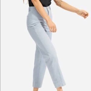 Everlane Lightweight Straight Leg Crop in Blue, size 2